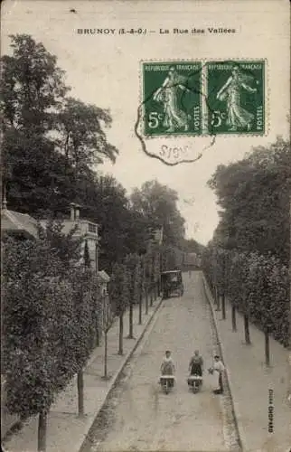 CPA Brunoy-Essonne, Rue des Valiees