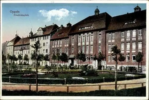 Ak Opole Oppeln Schlesien, Friedrichsplatz