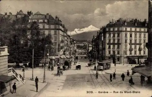 CPA Genève Suisse, Rue du Mont-Blanc