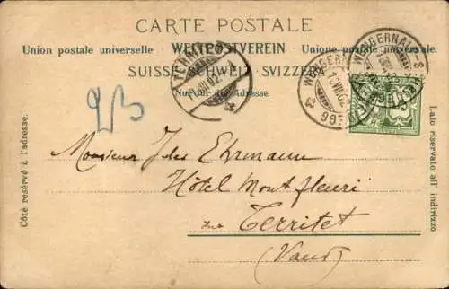 Ak Kanton Bern, Jungfrau, Jungfraubahn, Eigergletscher, Mönch
