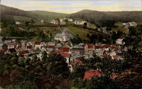 Ak Ruhla in Thüringen, Panorama