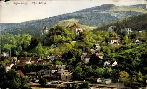 Ak Elgersburg in Thüringen, Panorama