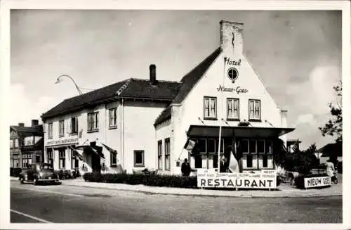 Ak Goes Zeeland Niederlande, Hotel Nieuw- Restaurant, Spezialität Zeeuwse Oesters, Kreeft