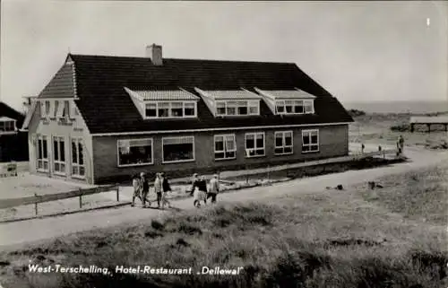 Ak West Terschelling Friesland Niederlande, Hotel Restaurant Dellewal