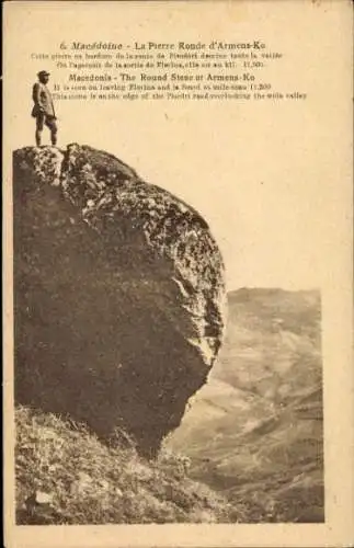 Ak Mazedonien, La Pierre Ronde d'Armens-Ko