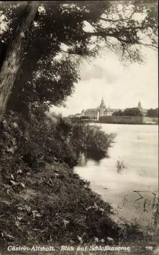 Ak Kostrzyn nad Odrą Cüstrin Küstrin Ostbrandenburg, Altstadt, Schlosskaserne