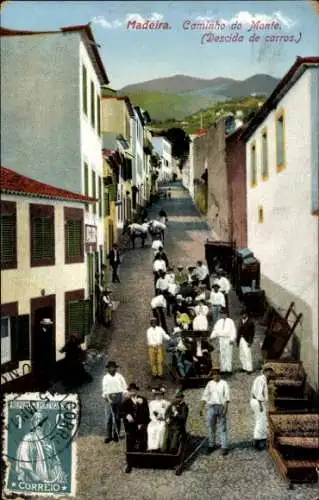 Ak Insel Madeira Portugal, Caminho do Monte, Descida de carros