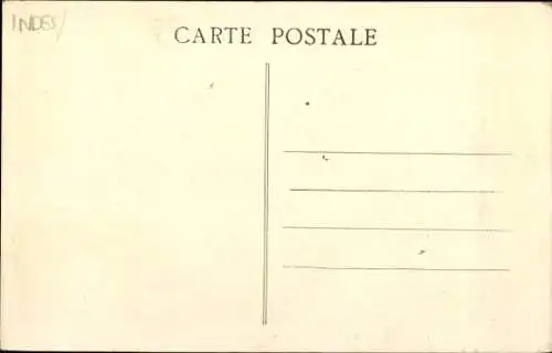 CPA Inde, Sieste au milieu de la brousse, Mission des Sors de Soseph d'Annec