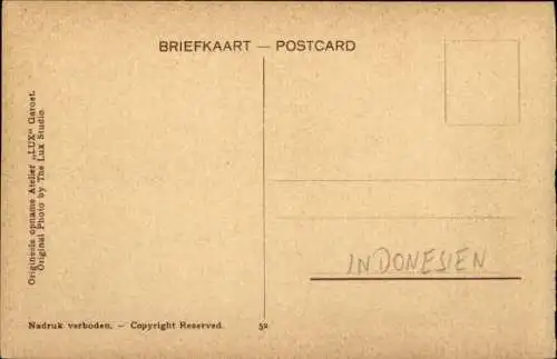 Ak Pameungpeuk Java Indonesien, Gesamtansicht, Straße