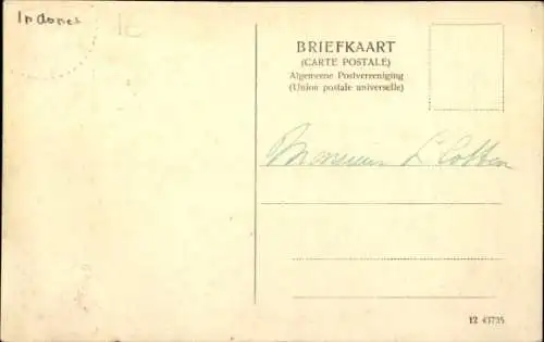 Ak Buitenzorg Bogor Java Indonesien, Buitenzorg, Vielfältige Landschaft, Teich, Bäume, Bühne