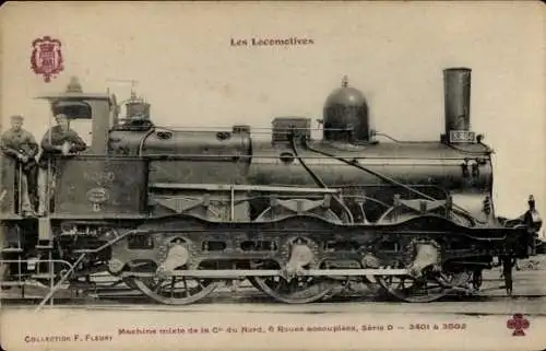 Ak Französische Eisenbahn, Lokomotive, Serie D