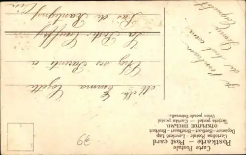 Präge Ak Glückwunsch, Gießkanne, Blumen, Vergissmeinnicht