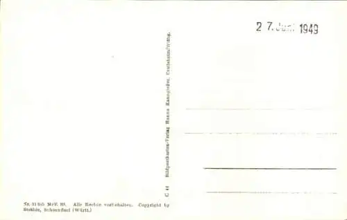 Ak Scheinfeld Mittelfranken, Fliegeraufnahme