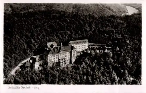 Ak Rosbach Windeck an der Sieg, Fliegeraufnahme
