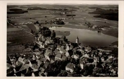 Ak Kißlegg im Allgäu, Fliegeraufnahme