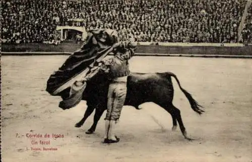 Ak Corrida de toros, Un farol