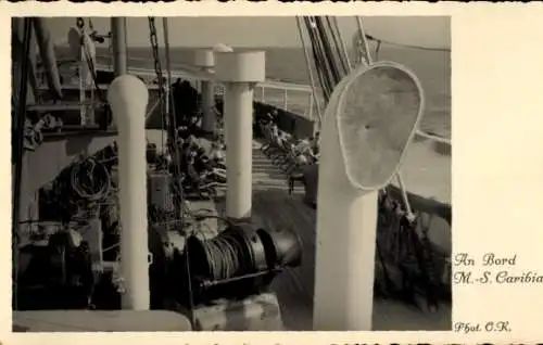 Ak Dampfer M.S. Caribia, HAPAG