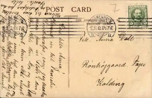 Ak Mädchen und Welpen, Hunde