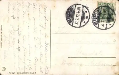 Ak Bernhardinerhund, Gebirge