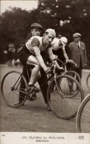 CPA Les gloires du Cyclisme, Radrennfahrer Brocco