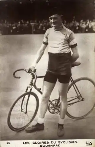 CPA Les gloires du Cyclisme, Radrennfahrer Souchard