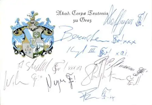 Studentika Ak Graz, Akad. Corps Teutonia, Wappen