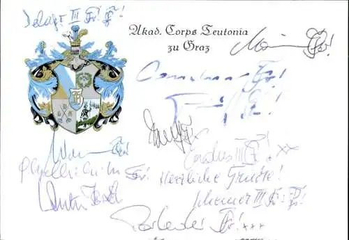 Studentika Ak Graz, Akad. Corps Teutonia, Wappen
