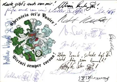 Studentika Ak Berlin, Corps Cheruscia im WSC, Ringstraße 89, Wappen