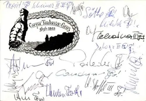 Studentika Ak Graz, Akad. Corps Teutonia, Neutorgasse 48/I