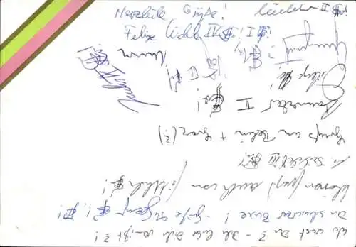 Studentika Ak Würzburg, Corps Franconia, Judenbühlweg 7, Corpsfarben