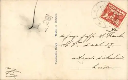 Ak Kind mit Pfeife, Portrait