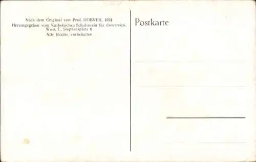 Künstler Ak Dobner, Erzbischof von Wien