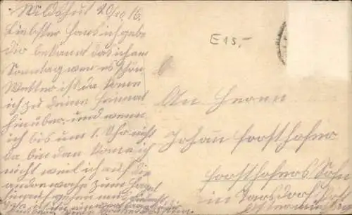 Ak Kind in Uniform mit Zigarette, Bin ich auch bloss ein kleiner Held