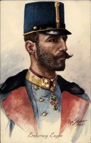 Künstler Ak Schneider, Rud., Erzherzog Eugen, k.u.k. General der Kavallerie