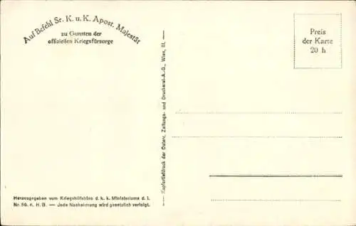 Ak Kaiser Franz Joseph I., Portrait in Uniform, Orden