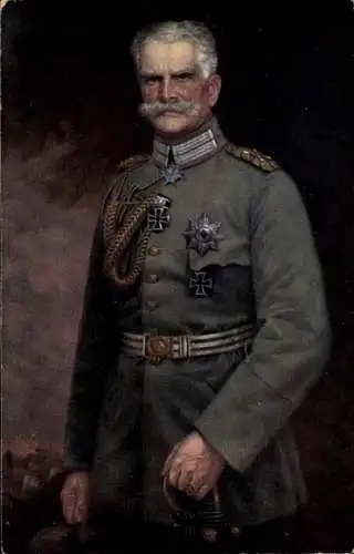 Künstler Ak Generalfeldmarschall August von Mackensen, Portrait