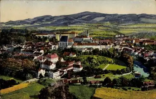 Ak Český Krumlov Böhmisch Krumau an der Moldau Krummau Südböhmen, Gesamtansicht