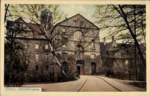 Ak Köthen in Anhalt, Schlosseingang