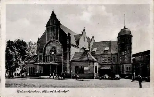 Ak Gelsenkirchen im Ruhrgebiet, Hauptbahnhof