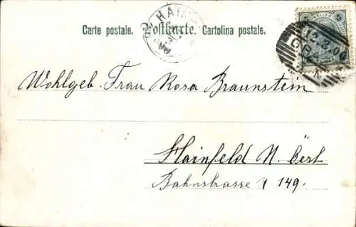 Künstler Ak Döcker, E., Führe uns nicht in Versuchung, Wilderer