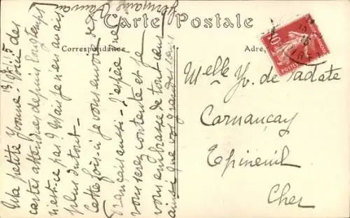 CPA La Guerre 1914, Patrouille de Lanciers indous