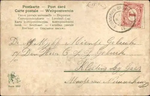 Ak Pferd, Schlittengespann, Winter