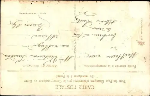 Präge Ak Glückwunsch, Blumen