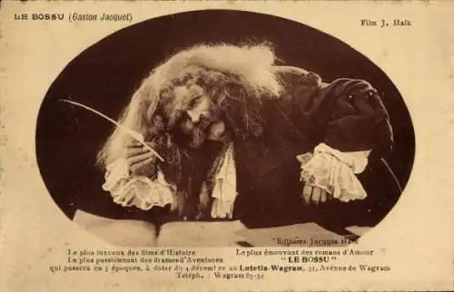Ak Schauspieler Gaston Jacquet, Filmszene Le Bossu