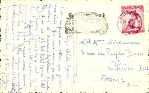 Ak Österreich, Frau in Tracht