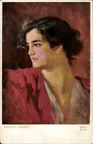 Künstler Ak Gaigher, Orazio, Frauenbildnis, Medée