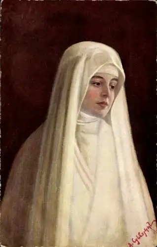 Künstler Ak Subbotic, A., Klosterfrau