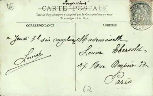 Ak Boulogne sur Mer Pas de Calais, Raddampfer Le Mabel Grace