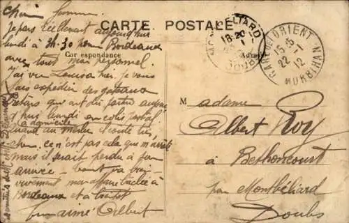 Ak Briec Finistère, Menschen in bretonischen Trachten