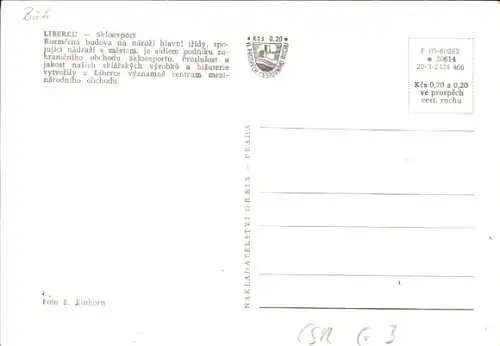 Ak Liberec Reichenberg in Böhmen, Skloexport